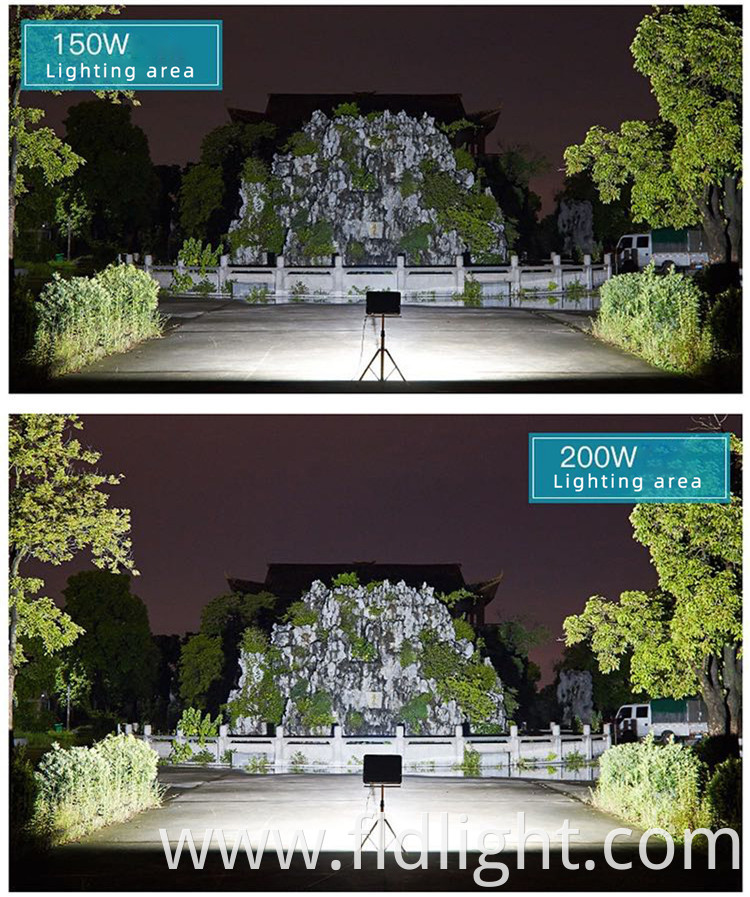 ip66 led flood light tempered glass outdoor 